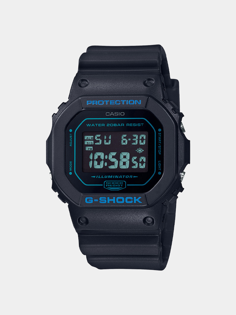 g shock dw 5600 on wrist